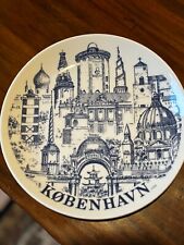 KOBENHAVN DANMARK SOUVENIR Decorative Wall Plate COPENHAGEN Vintage  picture