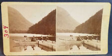 Antique Steroview Card 109 Profile Lake Franconia Notch NH picture