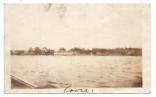 MI Michigan Houghton Lake Roscommon County Water Scene Vintage Snapshot Photo picture