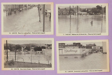 4 Different Real Photo Postcards Of The 1972 Flood. Elmira, N.Y.  Mint picture