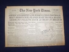 1945 JAN 12 NEW YORK TIMES - AMERICANS DEEPEN AND WIDEN LUZON FOOTHOLD - NP 6650 picture