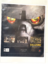 Killzone Liberation Playstation PSP Game Promo 2007 Full Page Print Ad picture