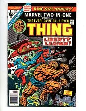 MARVEL TWO-IN-ONE ANNUAL #1  VF+ 8.5  
