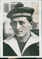 1937 Henri Doncieux Lottery Winner French Sailor Court Martialed Crime Photo 5X7 picture