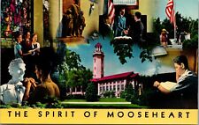 The Spirit of Mooseheart,IL Kane County Illinois Linen Postcard Vintage 1962 picture