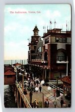 Venice CA-California, The Auditorium, Antique Vintage Souvenir Postcard picture