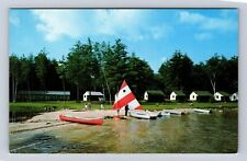 Wolfeboro NH-New Hampshire, Point Breeze on Lake Wentworth, Vintage Postcard picture