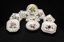 Empress Josephine's Rose Garden Set of 9 Trinket Boxes, Limited Edition 1980 picture