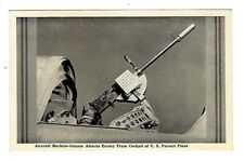 c1960's Aviation Postcard Aircraft Machine Gunner, US Pursuit Plane US Navy picture
