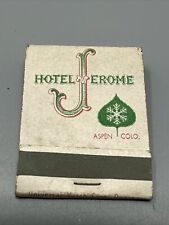 Hotel Jerome Aspen Colorado Vtg Book of Matches Matchbook picture