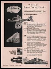 1956 Kawneer Aircraft Product Division Niles Michigan Cockpit Enclosure Print Ad picture