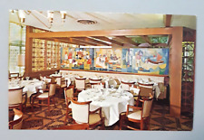 Vtg Postcard Clearwater Florida - HEILMAN'S BEACHCOMBER Restaurant Dining Area picture