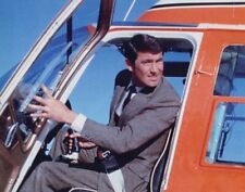 On Her Majesty's Secret Service 1969 George Lazenby in helicopter 8x10 photo picture