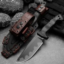 Heavy Duty Drop Point Knife Fixed Blade Hunting Tactical Combat Z-Wear Steel G10 picture