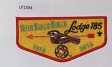 Boy Scout OA Lodge 185 Atta Kulla Kulla 1915-2015 Centennial Flap picture