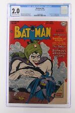 Batman #49 - DC 1948 CGC 2.0 1st Appearance of Vicki Vale and the Mad-Hatter. picture