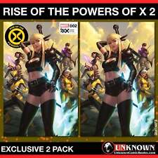 [2 PACK] RISE OF THE POWERS OF X 2 UNKNOWN COMICS EJIKURE EXCLUSIVE VAR (02/21/2 picture