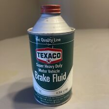 Vintage TEXACO Gas Station Brake Fluid Conetop Advertising Can picture