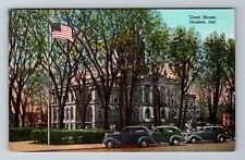 Goshen IN-Indiana, Court House, Antique, Vintage Souvenir Postcard picture