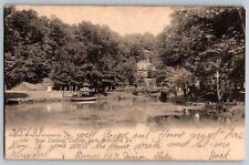 Newcastle, Pennsylvania - Boat Landing, Cascade Park - Vintage Postcard - Posted picture