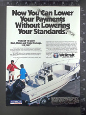 1989 two ADs, Bayliner 1800 Capri & Wellcraft 18 Sport motor boat yacht ski picture