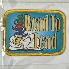 Girl Scout Patch Read To Lead GSA America Iron On Brand New  VTG picture