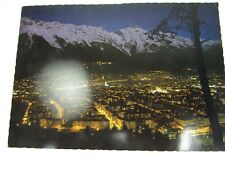 Vintage Postcard Innsbruck Austria at Night 30667 picture