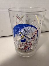 Disney World Glass Mickey Mouse Epcot 25th Anniversary Glass 14 oz. picture