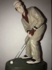 GOLF STATUE By APPARENCE PARIS 1995 The Birdie Putt Resin Statue VINTAGE RARE  picture