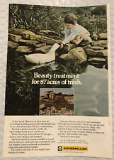 Vintage 1972 Caterpillar Original Print Ad Full Page - Beauty Treatment picture