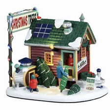 New 2022 Lemax Village Collection Tiny House Christmas Tree Lot Sale #25901 picture