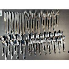 45 pc set Hanford Forge Carolyn Stainless Flatware  picture