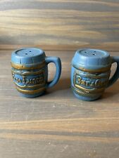 VTG Enesco Salt and Pepper Shakers Free Lunch Bar & Grill  picture