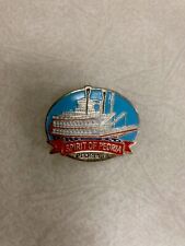Vintage Spirit Of Peoria Steamboat On Water Lapel Hat Pin. Peoria, Illinois picture