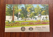 Vintage Linen Postcard Roadside MIDWAY MOTEL Clinton SC South Carolina picture