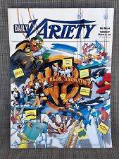 Daily Variety Warner Bros. Animation vintage large print magazine book 1995 RARE picture