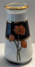 Vase Z.S.+ Co (Bavaria) Hand Painted Poppies Cold Painted Very Rare picture