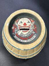 Vintage James Candy Company Salt Water Taffy Barrel Bank picture