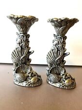 Vintage Arthur Court Seashell Candle Holders picture