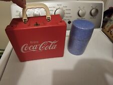 SUPER RARE Vintage Coca Cola Vinyl Lunchbox picture