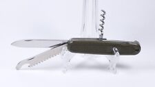 VTG RARE DISCONTINUED VICTORINOX SAFARI TROOPER GREEN 108mm FOLDING POCKET KNIFE picture