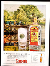 Gordon's Gin Original 1959 Vintage Print Ad picture