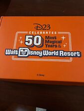D23 Gold Member Celebrate  50 Magical years of Disney Resort pins w/lunchbox NIB picture