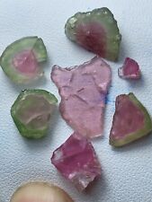 24.50 Cts Tourmaline Crystal water melon  slices  from Afghanistan picture