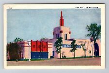 Chicago, IL-Illinois, World's Fair The Hall Of Religion , Vintage Postcard picture
