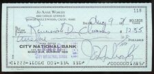 Jo Anne Worley signed check auto American Actress in Rowan & Martin's Laugh-In picture
