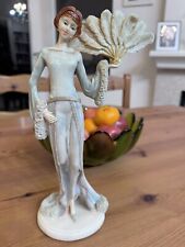 Vtg Seymour Mann Art Deco 1920's Flapper Elegant Lady Figurine Handcrafted 14