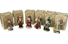 Vtg Lot Of 6 The International Santa Claus Collection Original Boxes Christmas picture