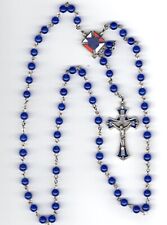 Knights of Columbus-Blue Jade 6mm Rosary  