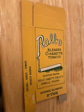 1920's Roll-O Blended Cigarette Tobacco Box – Danville, Virginia picture